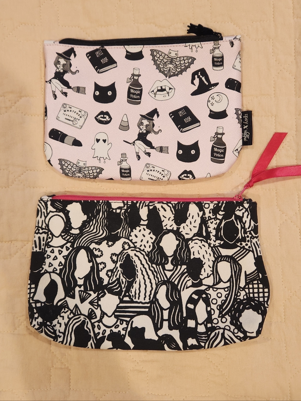 2 Ipsy Cosmetic Pouches